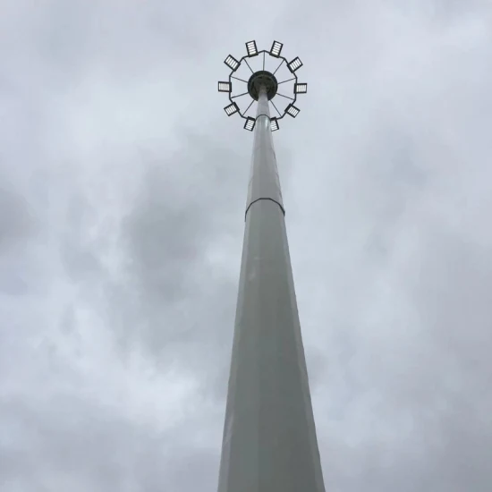 Customized Flood Lighting 40m High Mast Lighting Tower for Football Stadium and Airport Seaport