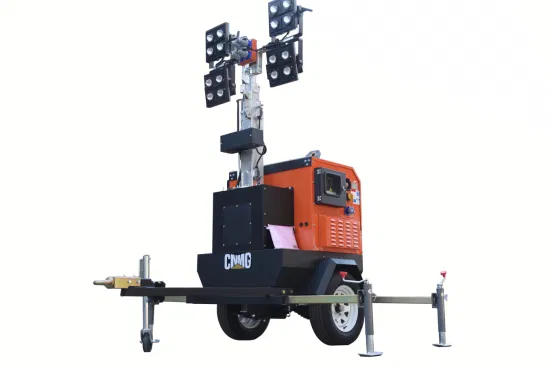 4X400 Generator Portable Mobile LED Mobile Lighting Tower