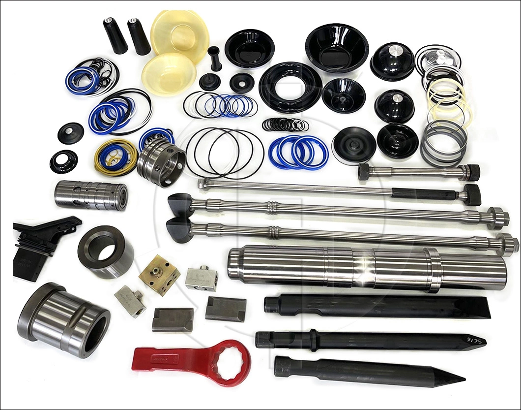Factory Price Rock Hammer Spare Part Chisel Tool Piston Diaphragm Seal Kit Hydraulic Breaker Excavator Parts