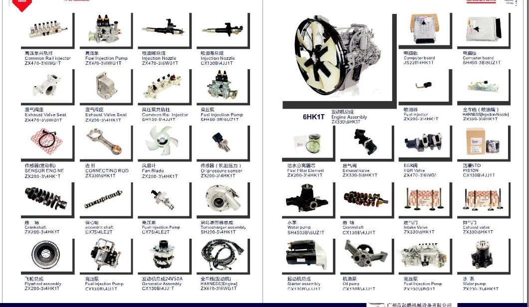 ISP Select Parts Excavator Engine Part 4le2 Turbocharger 8981899362 8981899360 1-87618425-0 for 4le2 Engine Rhf3 Turbocharger Assembly